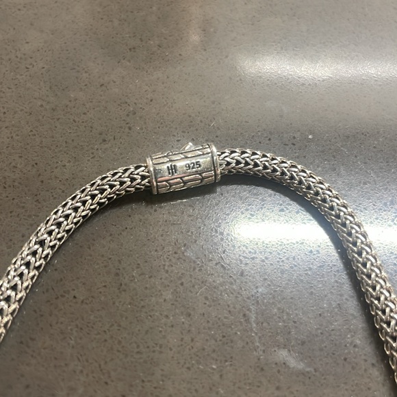 John Hardy Silver and Ebony Wood Necklace - Picture 5 of 5